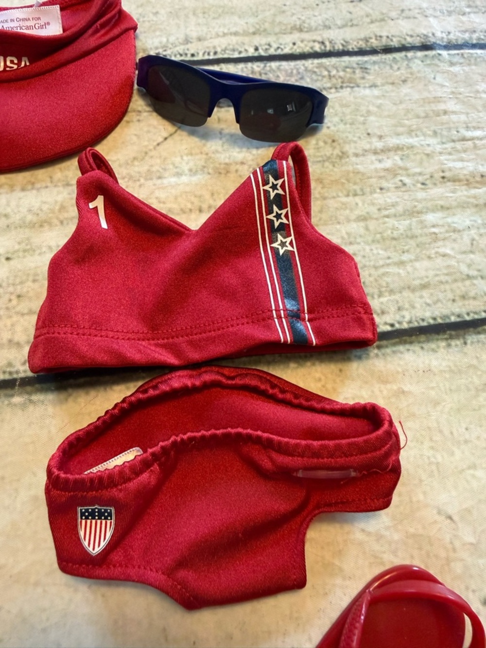 American Girl Team USA Beach Volleyball Set. Olympics / 12 items. Retired. - Picture 4 of 8